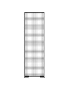 Griglia espositiva autoportante in metallo - 90 x 290 cm