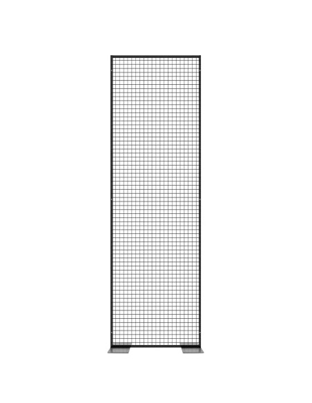 Griglia espositiva autoportante in metallo - 90 x 290 cm