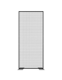 Griglia espositiva autoportante in metallo - 102 x 238 cm