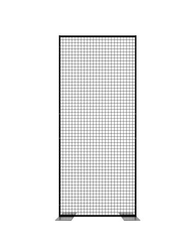 Griglia espositiva autoportante in metallo - 102 x 238 cm