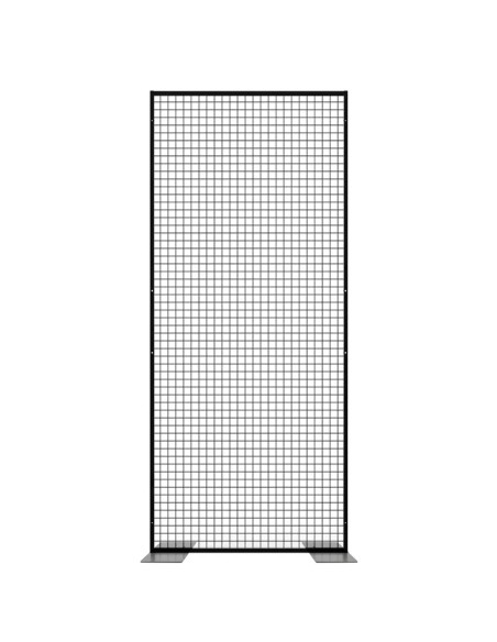 Griglia espositiva autoportante in metallo - 102 x 238 cm