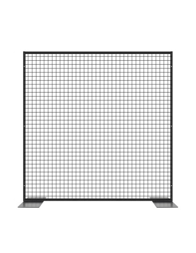 Griglia espositiva autoportante in metallo - 150 x 150 cm