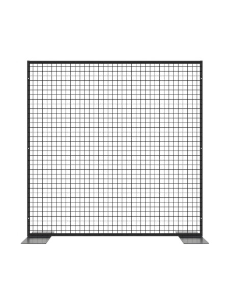 Griglia espositiva autoportante in metallo - 150 x 150 cm