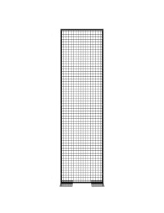 Griglia espositiva autoportante in metallo - 70 x 250 cm