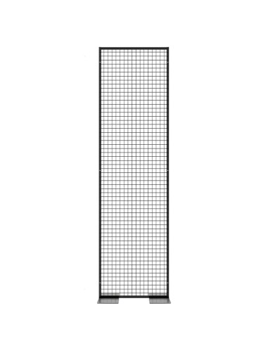 Griglia espositiva autoportante in metallo - 70 x 250 cm