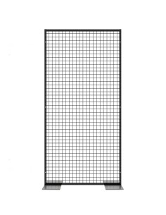 Griglia espositiva autoportante in metallo - 90 x 182 cm