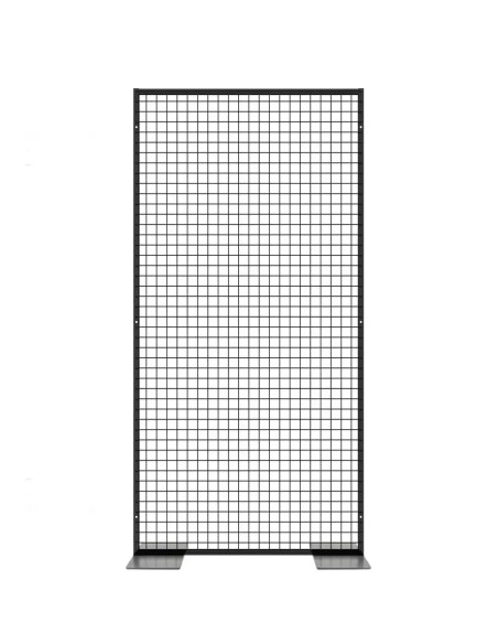Griglia espositiva autoportante in metallo - 90 x 182 cm