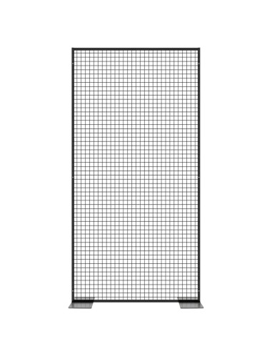 Griglia espositiva autoportante in metallo - 122 x 242 cm