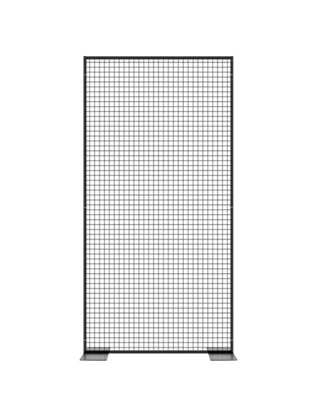 Griglia espositiva autoportante in metallo - 122 x 242 cm