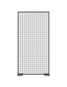 Griglia espositiva autoportante in metallo - 122 x 242 cm