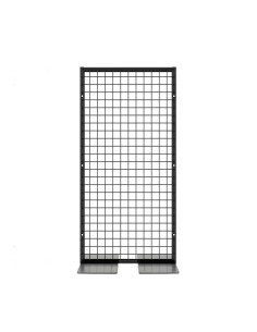 Griglia espositiva autoportante in metallo - 50 x 102 cm