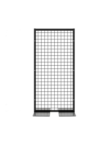 Griglia espositiva autoportante in metallo - 50 x 102 cm