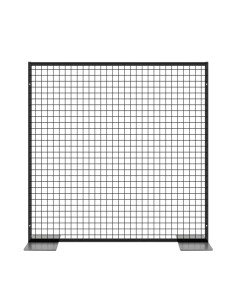 Griglia espositiva autoportante in metallo - 122 x 122 cm