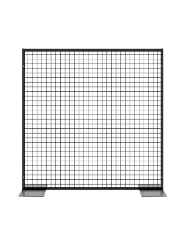 Griglia espositiva autoportante in metallo - 122 x 122 cm