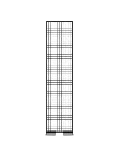 Griglia espositiva autoportante in metallo - 58 x 242 cm