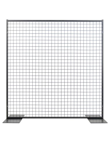 Griglia espositiva autoportante in metallo - 90 x 182 cm