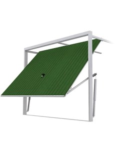 Portone Basculante per Garage in Acciaio – 250 x 250 cm - RAL 6020