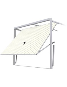 Portone Basculante per Garage in Acciaio – 230 x 200 cm - RAL 9010