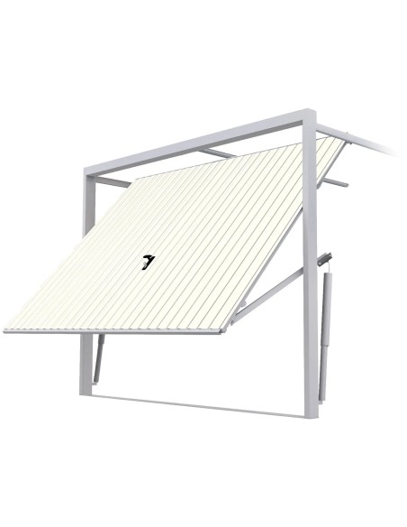 Portone Basculante per Garage in Acciaio – 230 x 200 cm - RAL 9010