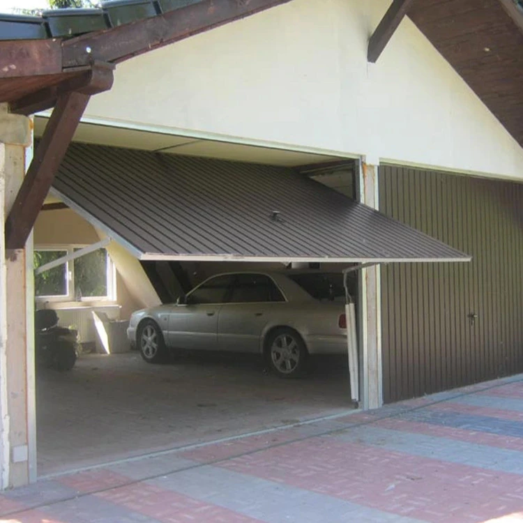 Portone Basculante per Garage in Acciaio – 260 x 200 cm - Mogano