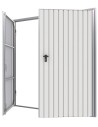 Portone a Battente da Garage in Acciaio - 270 x 300 cm - RAL 9010