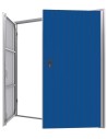 Portone a Battente da Garage in Acciaio - 230 x 200 cm - RAL 5010