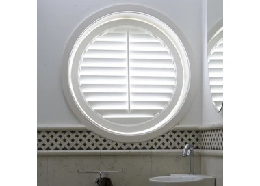 Finestra Circolare PVC 100 x 100 cm Fissa Aluplast Ideal 4000