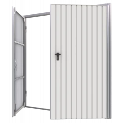 Portoni per Garage a Battente in Acciaio - Larghezza: 200 cm x Altezza: 200-300 cm
