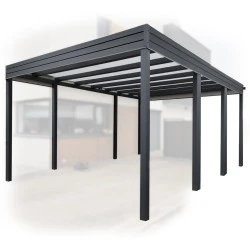 Tettoia per auto Carport in Acciaio 3x6m