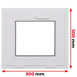 Finestra PVC50 x 50 cm Ribalta Aluplast Ideal 4000