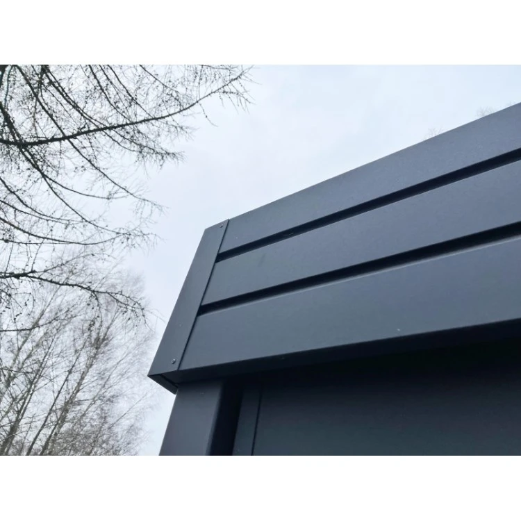 Tettoia per auto Carport in Acciaio 3x6m con pareti 3+1
