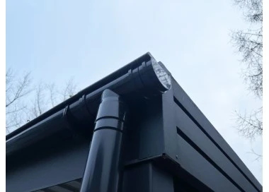 Tettoia per auto Carport in Acciaio 3x6m con pareti 4+0