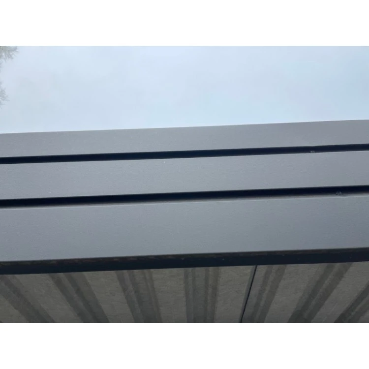Tettoia per auto Carport in Acciaio 3x6m con pareti 1+0