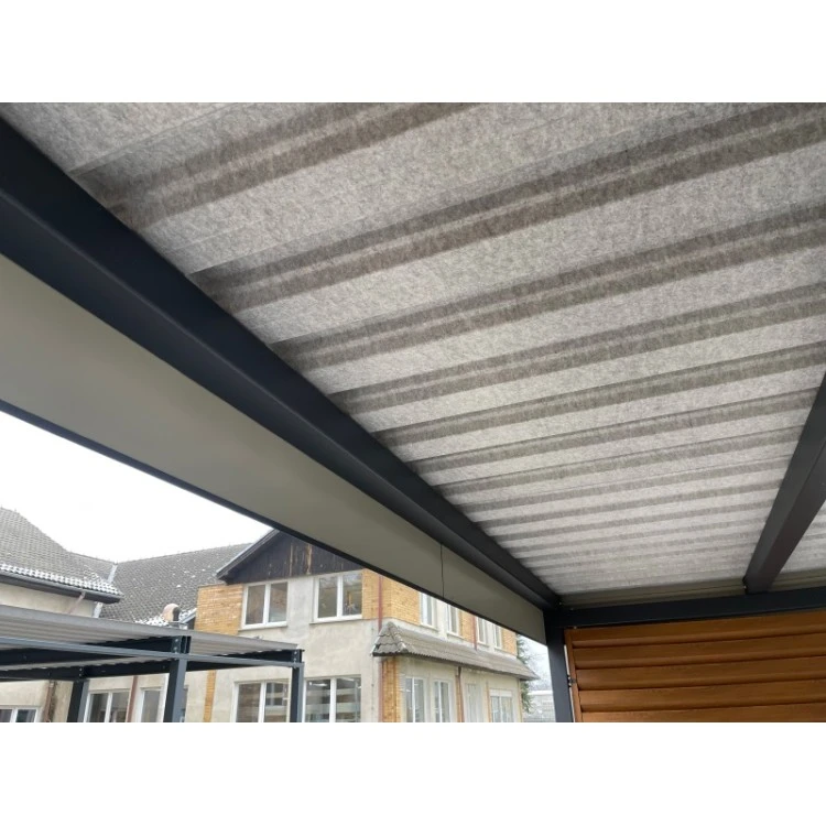 Tettoia per auto Carport in Acciaio 3x6m con pareti 1+0