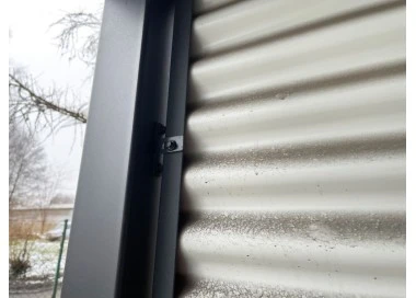 Tettoia per auto Carport in Acciaio 3x6m con pareti 1+0