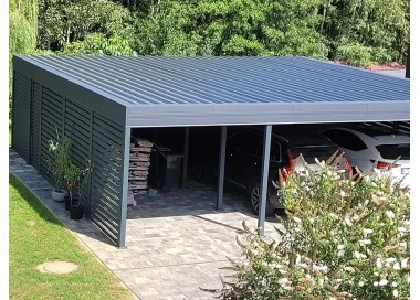 Tettoia per auto Carport in Acciaio 3x6m
