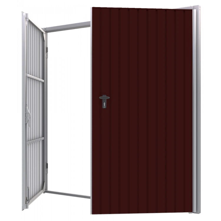 Portoni per Garage a Battente in Acciaio - Larghezza: 210 cm x Altezza: 200-300 cm