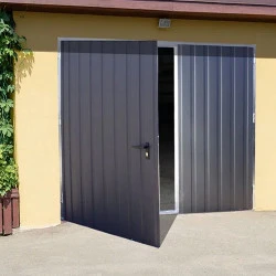 Portone a Battente da Garage in Acciaio - 220 x 260 cm - RAL 1002 2