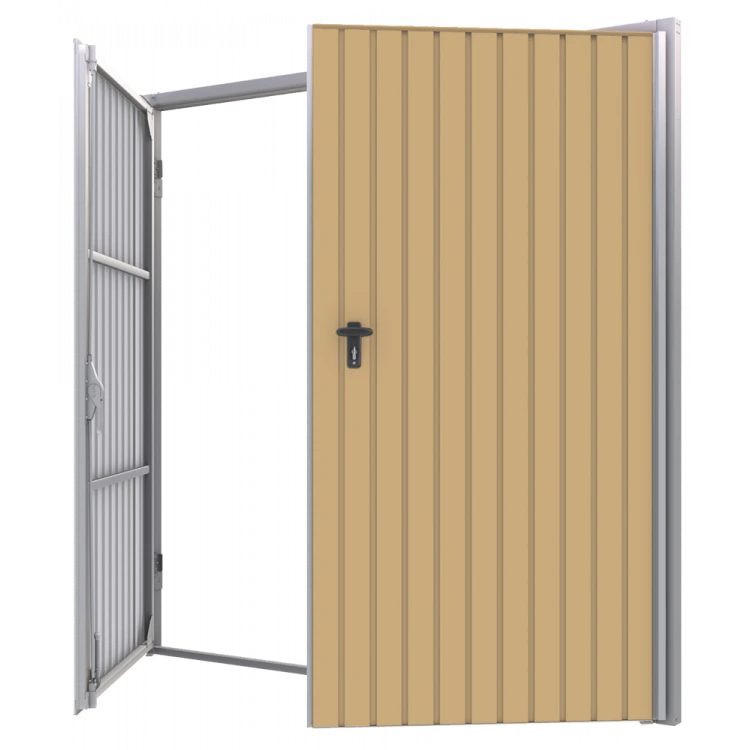 Portoni per Garage a Battente in Acciaio - Larghezza: 230 cm x Altezza: 200-300 cm