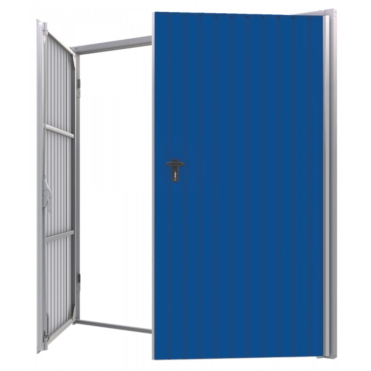 Portone a Battente da Garage in Acciaio - 250 x 250 cm - RAL 5010