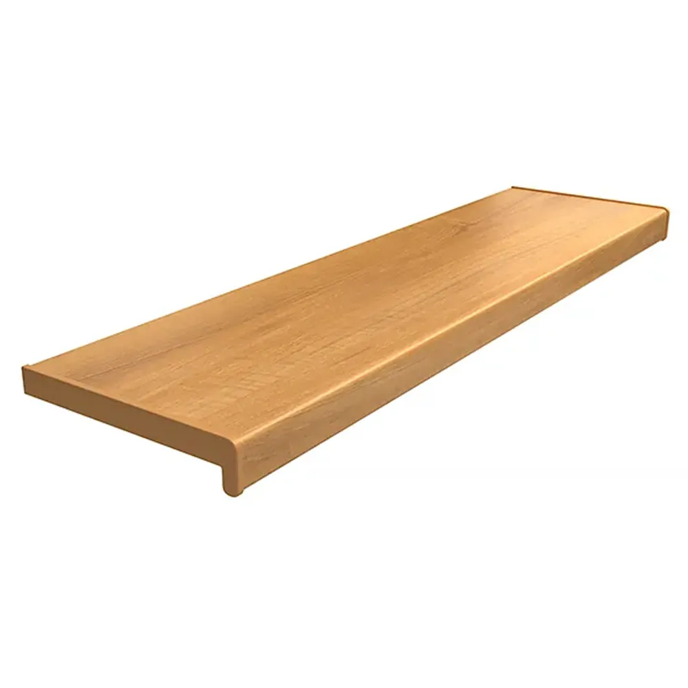 Davanzale interno in PVC colore Winchester con pellicola protettiva, dimensioni 100 &times; 150 mm, per uso interno.