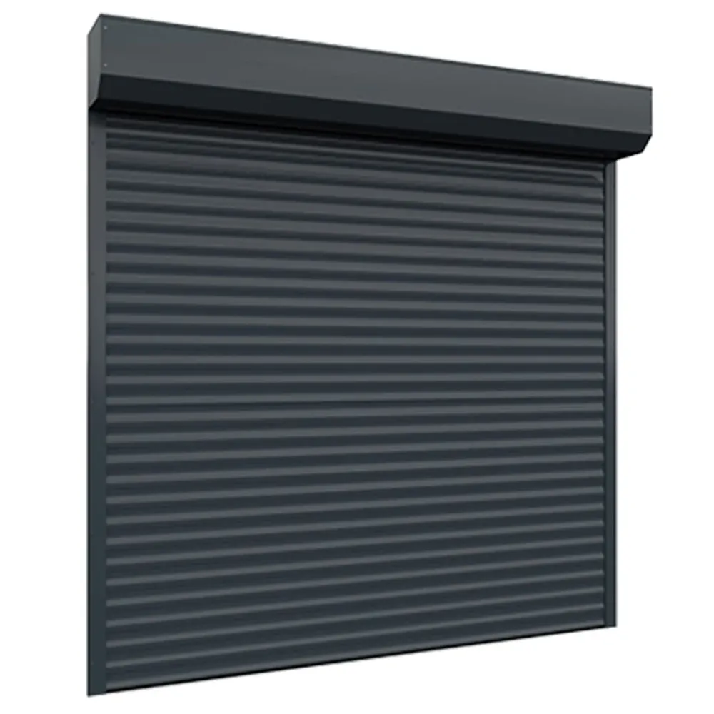 Porta avvolgibile per garage Mini 77 in colore antracite con dati tecnici