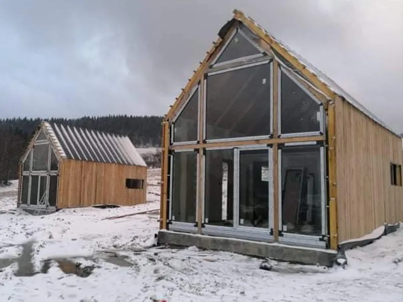 Rabka-Zdr&oacute;j &ndash; casa con grandi vetrate